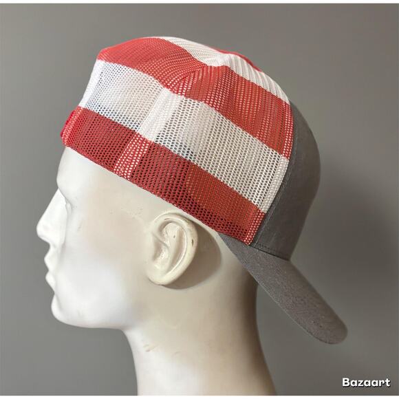 Richardson 112 Snapback Truck Cap with leather Patch - Picture 3 of 7